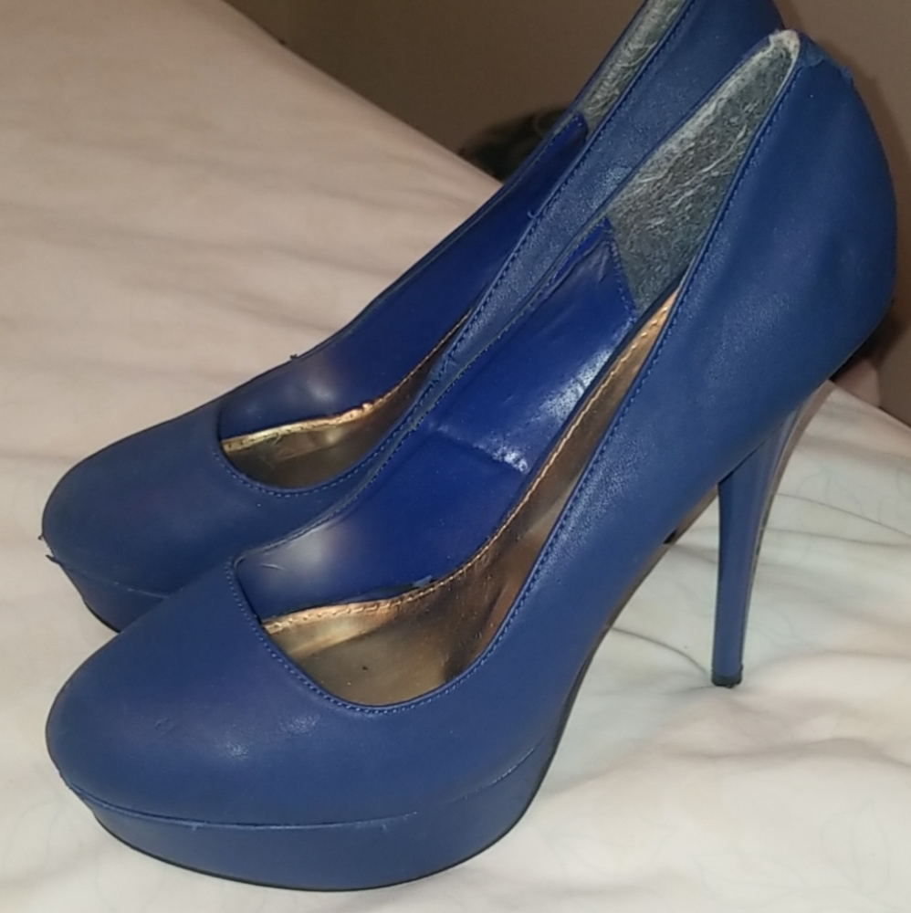 Qupid Blue Stilettos